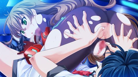 【Erotic Anime Summary】 Beautiful Girls and Beautiful Girls Who Feel Good in Six Nine【35 Photos】 26