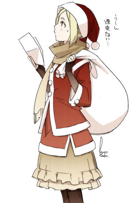 I put a secondary image of beautiful girl Santa 14