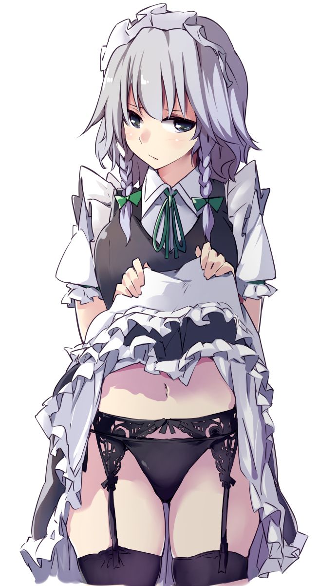 The Garter belt rate is very Secondary image of the maid is allowed to Pillac the skirt is exposed underwear 12