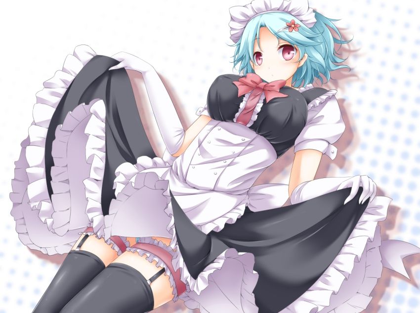 The Garter belt rate is very Secondary image of the maid is allowed to Pillac the skirt is exposed underwear 21