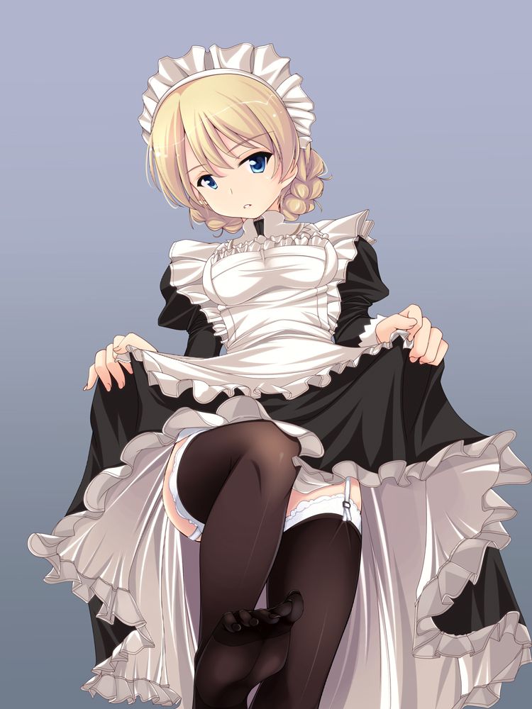 The Garter belt rate is very Secondary image of the maid is allowed to Pillac the skirt is exposed underwear 24