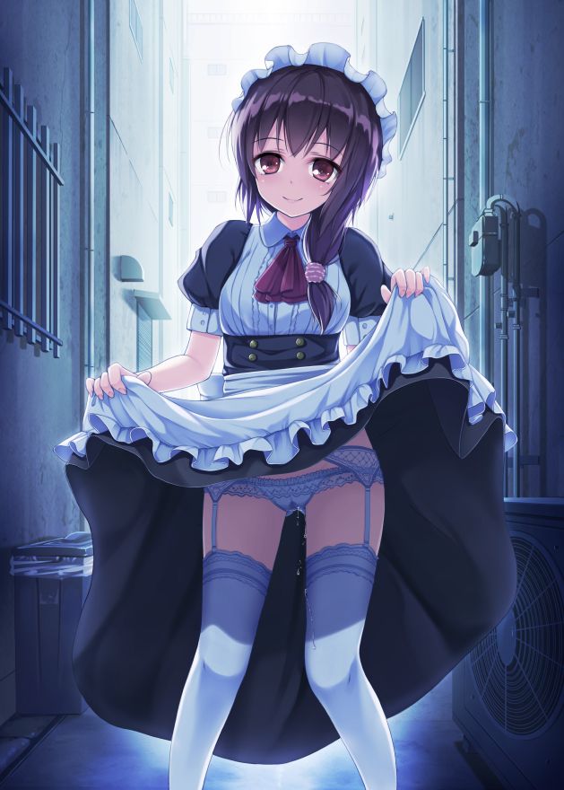 The Garter belt rate is very Secondary image of the maid is allowed to Pillac the skirt is exposed underwear 25