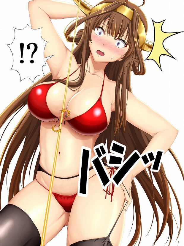 [Fleet Kantai] Kongo offers Onaneta to the Admiral! Erotic Swimsuit Image 1 7