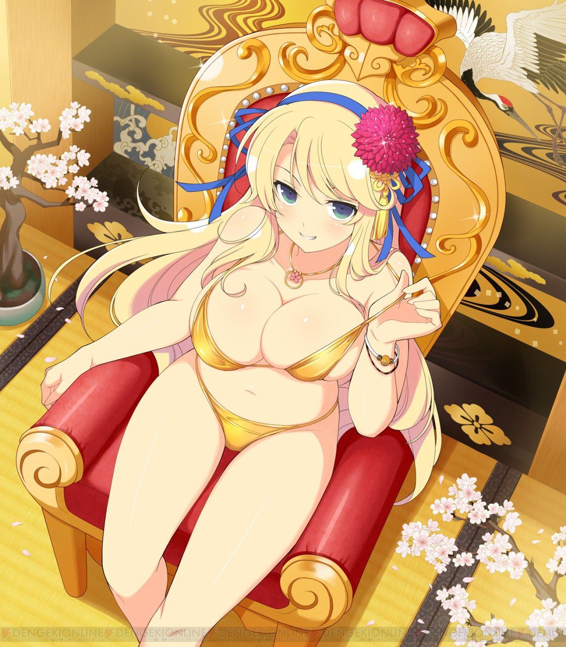 [Senran Kagura] [best PIE Championship] is held! Popular character vote is determined by the size of the breast! 21