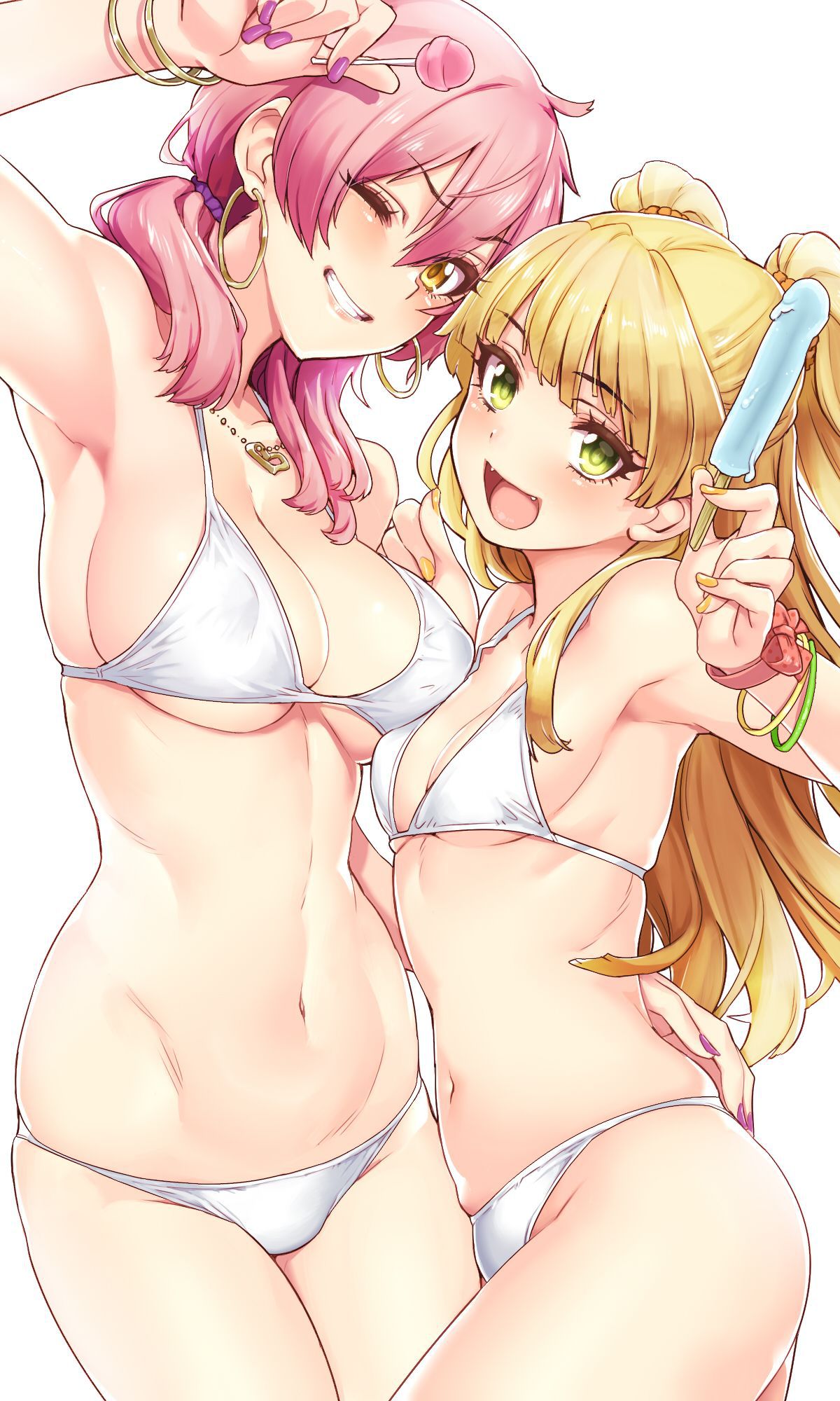 【Erotic Anime Summary】 Erotic image of milk matching of two combined 【Secondary erotic】 24