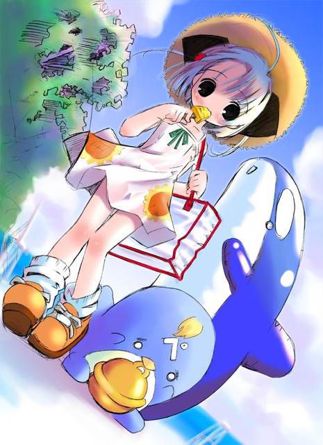 [61 sheets] two-dimensional girl fetish image collection of white One Piece &amp; Straw hat. One 29