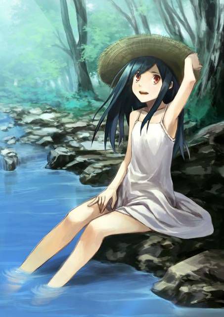 [61 sheets] two-dimensional girl fetish image collection of white One Piece &amp; Straw hat. One 30