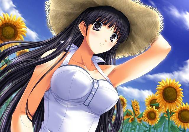 [61 sheets] two-dimensional girl fetish image collection of white One Piece &amp; Straw hat. One 41