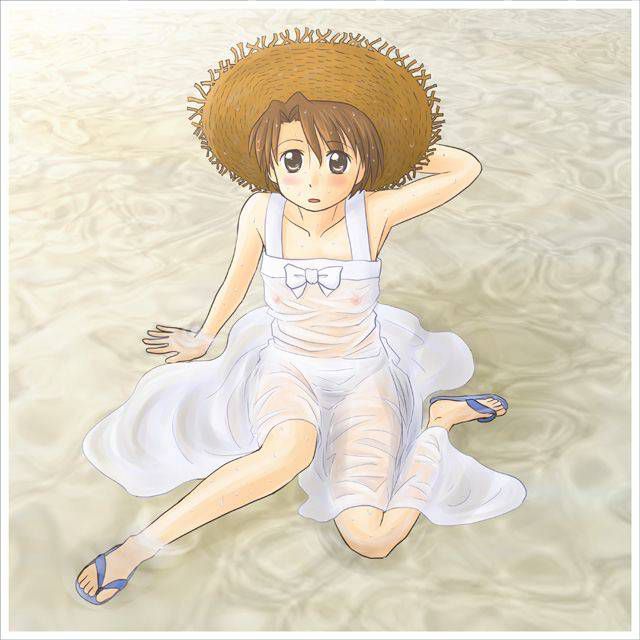 [61 sheets] two-dimensional girl fetish image collection of white One Piece &amp; Straw hat. One 51