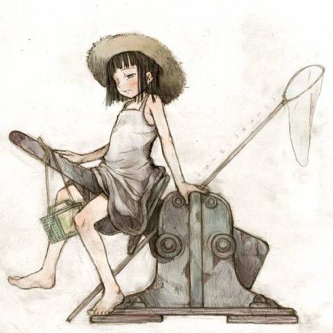 [61 sheets] two-dimensional girl fetish image collection of white One Piece &amp; Straw hat. One 52