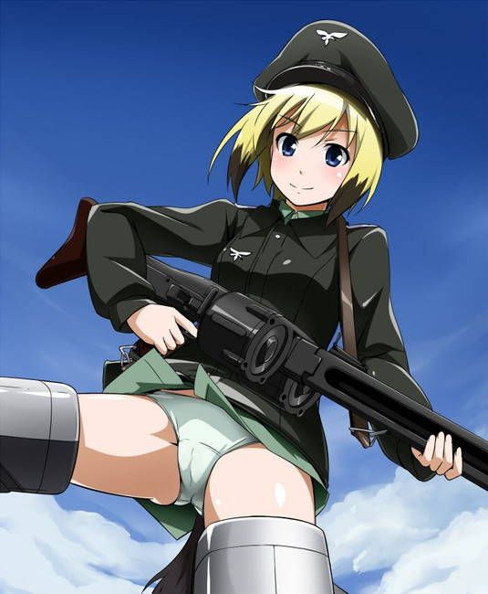 I admire the secondary photo of the strike witches. 17