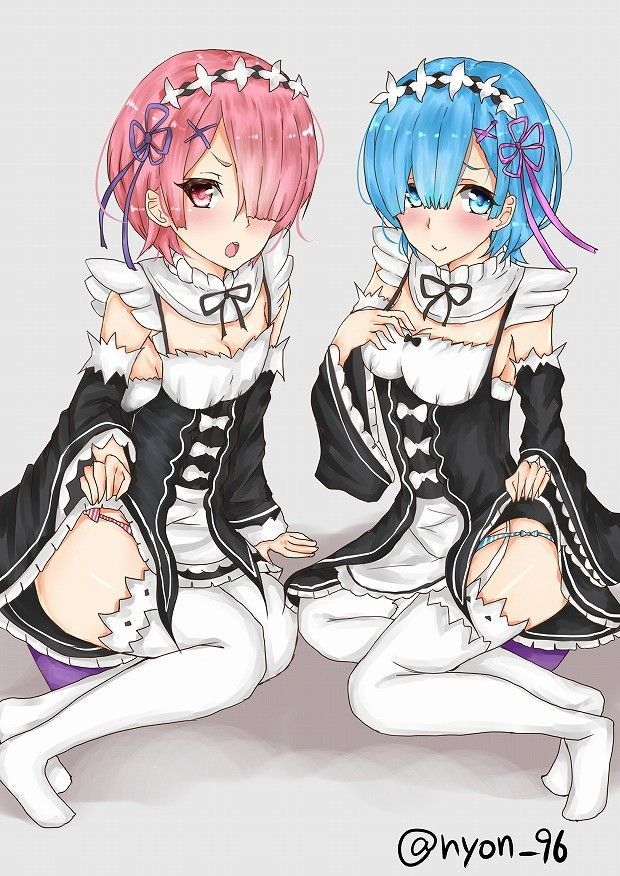 [Re: Zero 31 pieces] Twin maid, small erotic CG image collection of Lam Rem 11