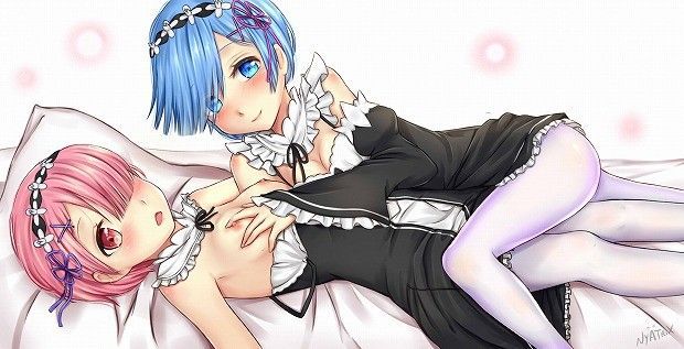 [Re: Zero 31 pieces] Twin maid, small erotic CG image collection of Lam Rem 17