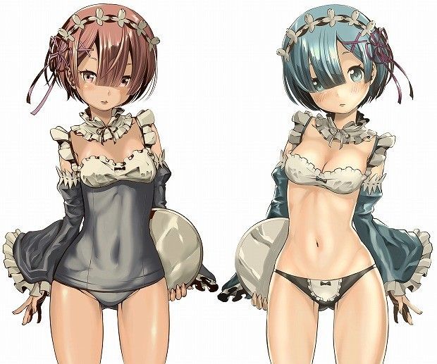 [Re: Zero 31 pieces] Twin maid, small erotic CG image collection of Lam Rem 2
