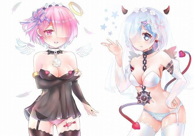 [Re: Zero 31 pieces] Twin maid, small erotic CG image collection of Lam Rem 25