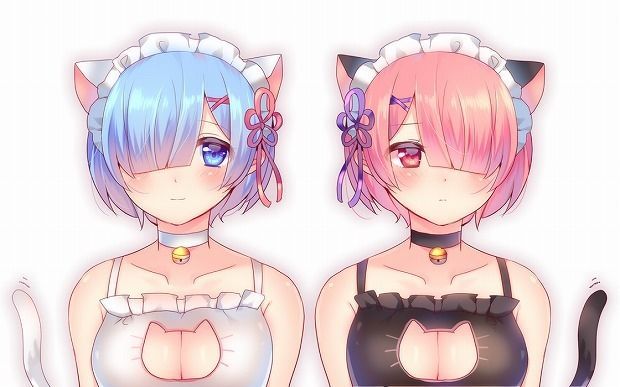 [Re: Zero 31 pieces] Twin maid, small erotic CG image collection of Lam Rem 3