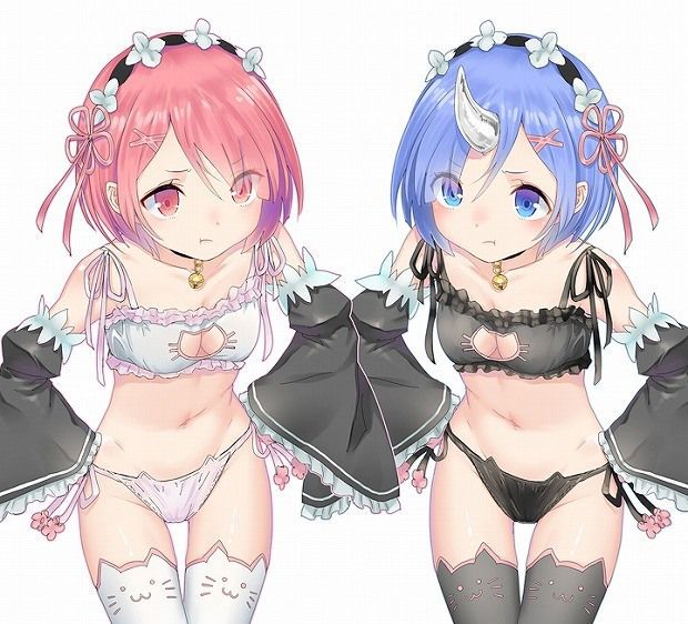 [Re: Zero 31 pieces] Twin maid, small erotic CG image collection of Lam Rem 8