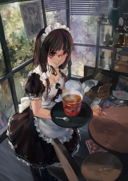 Moe illustration of the maid 7