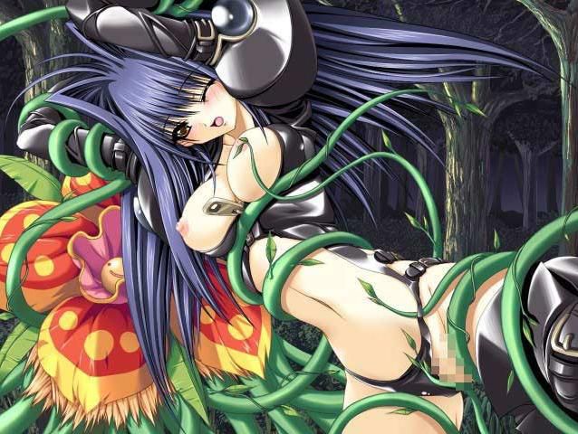 [55 pieces] erotic images of girls are insulted by two-dimensional tentacles. 18 [Slime] 45