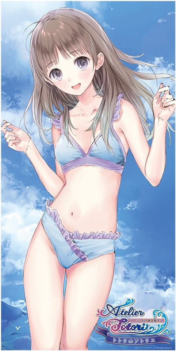 Gast shop "Totori's atelier" Totori and "Chernosage" ion in erotic drawn down swimsuits 13