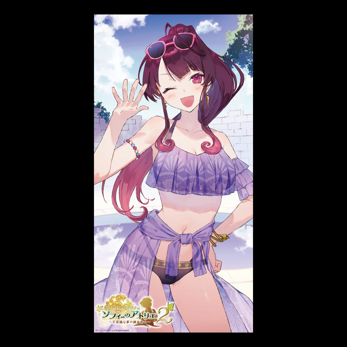 Gast shop "Totori's atelier" Totori and "Chernosage" ion in erotic drawn down swimsuits 9