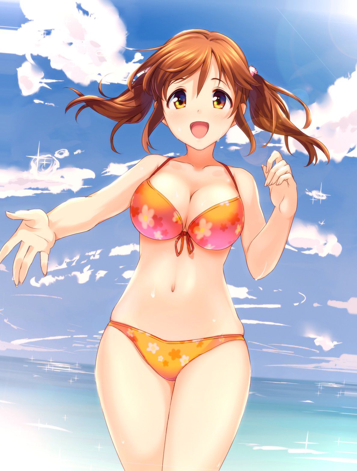It is a good dream in the secondary erotic image of swimsuit ♪ 9
