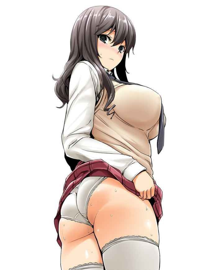 【Erotic Anime Summary】 Here are the results of the beautiful girls and beautiful girls wearing uniforms with whiplash bodies [40 photos] 38