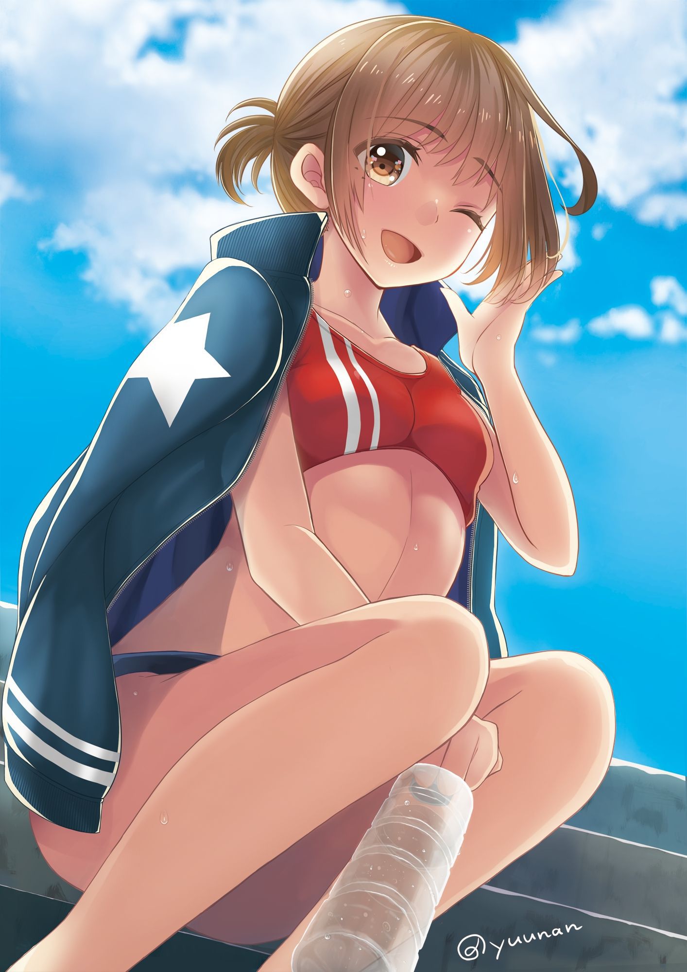 [Secondary ZIP] 100 pictures of the sports girl because it is a day of physical education 49