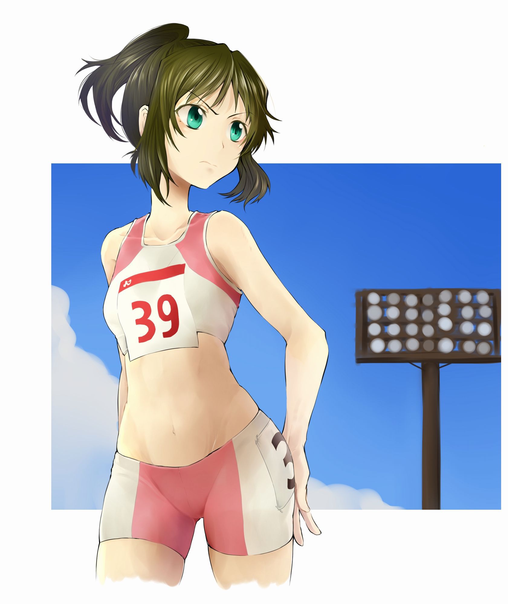 [Secondary ZIP] 100 pictures of the sports girl because it is a day of physical education 80