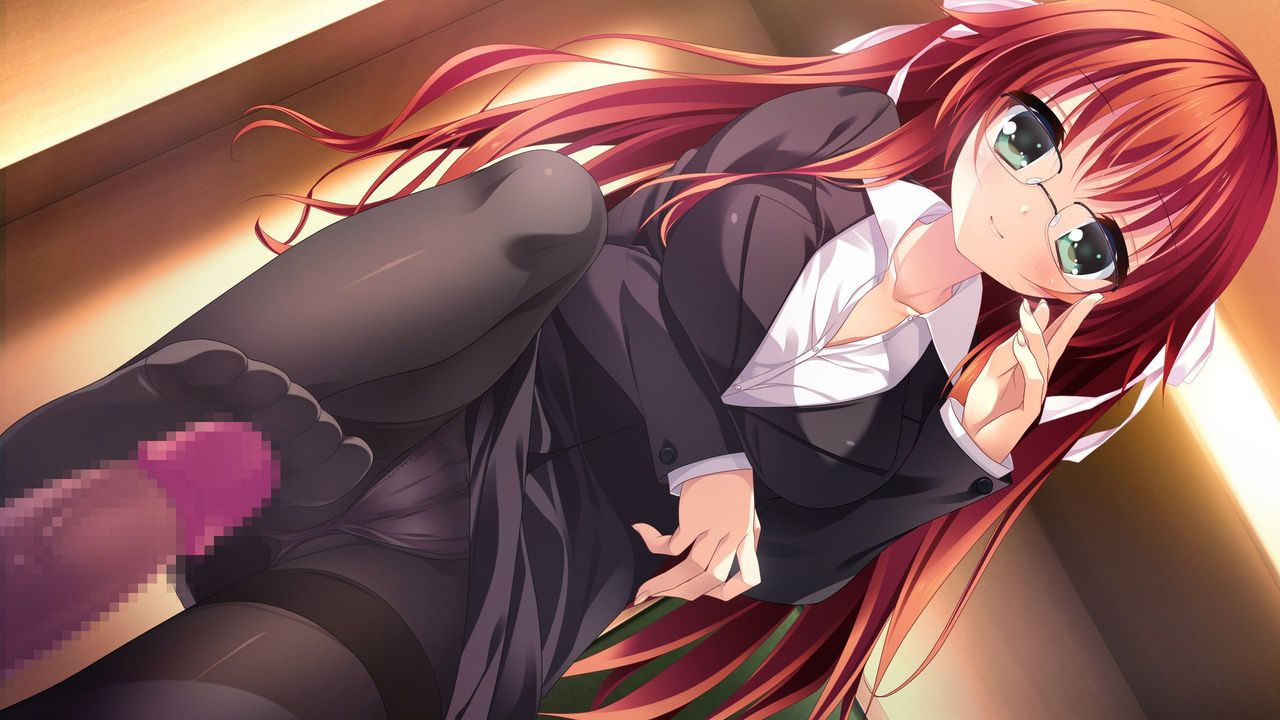 【Secondary Erotic】 Erotic image of a footchild being squeezed by a cute girl with her foot 6