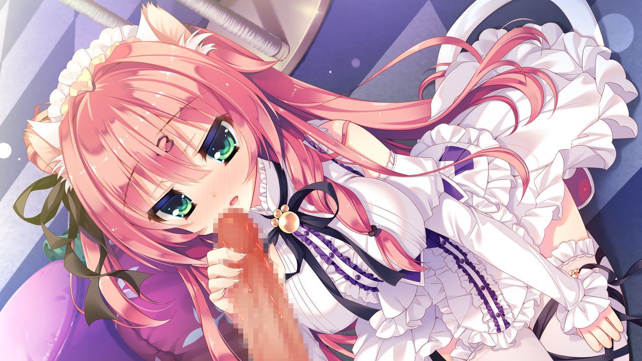 [Secondary ZIP] cute cat ear daughter and cats want to put together images 17