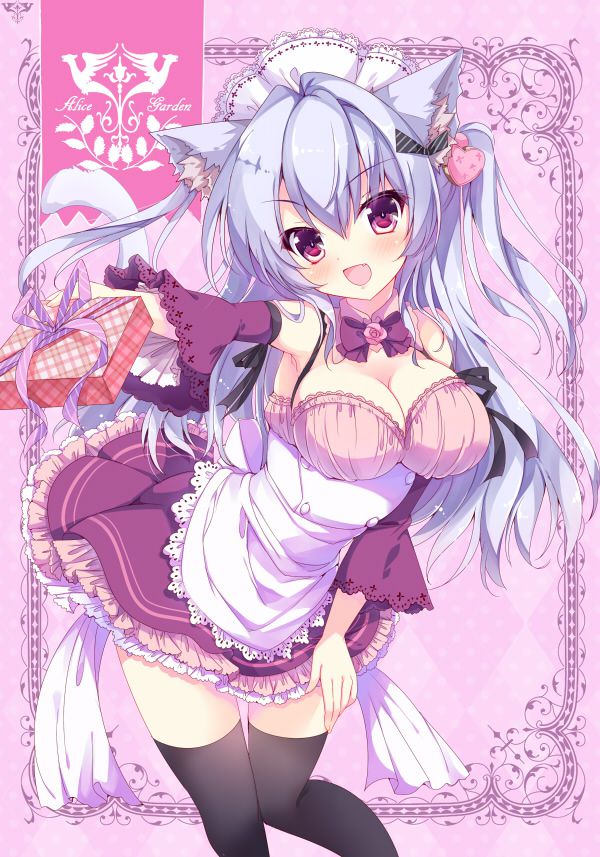 [Secondary ZIP] cute cat ear daughter and cats want to put together images 46