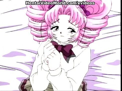 Pink-haired hentai teen masturbating - 6 min 13