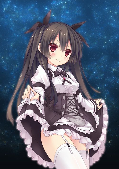 [Maid] Thigh dazzling image of the best sexy maid's combination of garter belt and maid clothes! 20