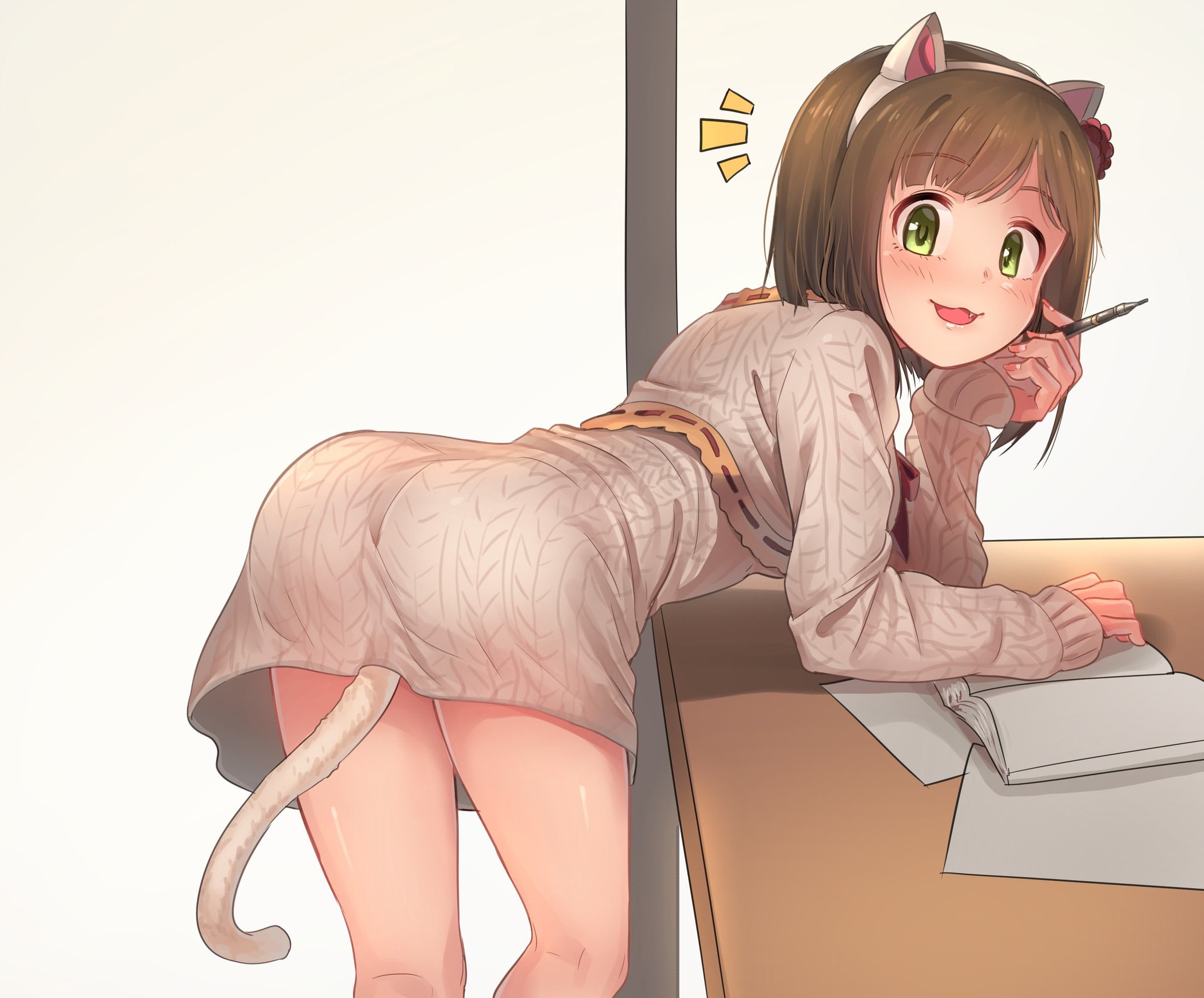 If there is a girl wearing a cute tail, it is such a thing...? Plug】 14