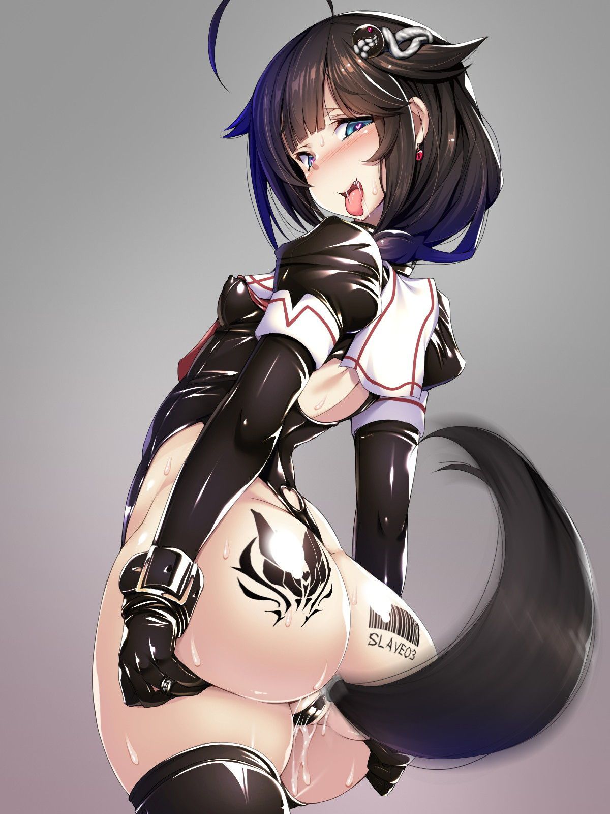 If there is a girl wearing a cute tail, it is such a thing...? Plug】 23