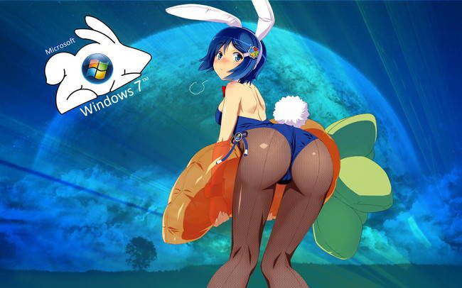 You want to see a naughty picture of a bunny girl? 8