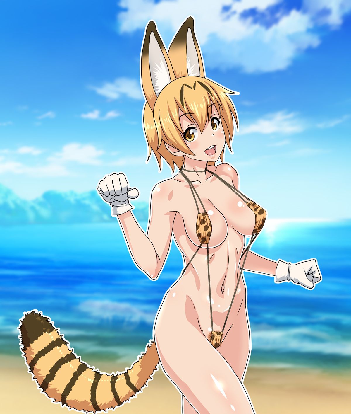[Secondary ZIP] picture of a girl wearing a slingshot of lewd swimsuit 16