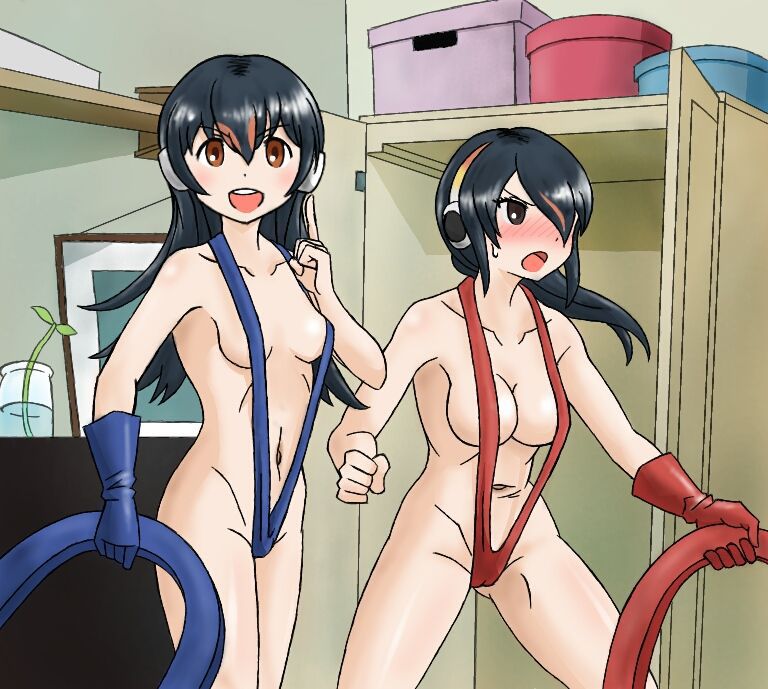 [Secondary ZIP] picture of a girl wearing a slingshot of lewd swimsuit 50