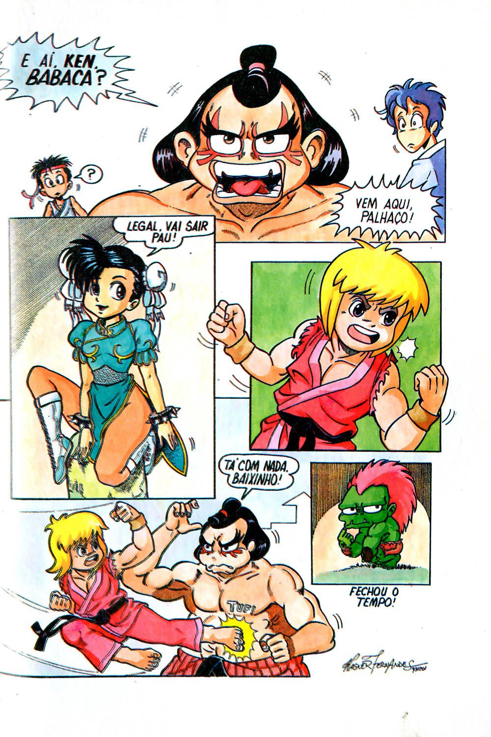 Street fighter comics ( portuguese ) 45