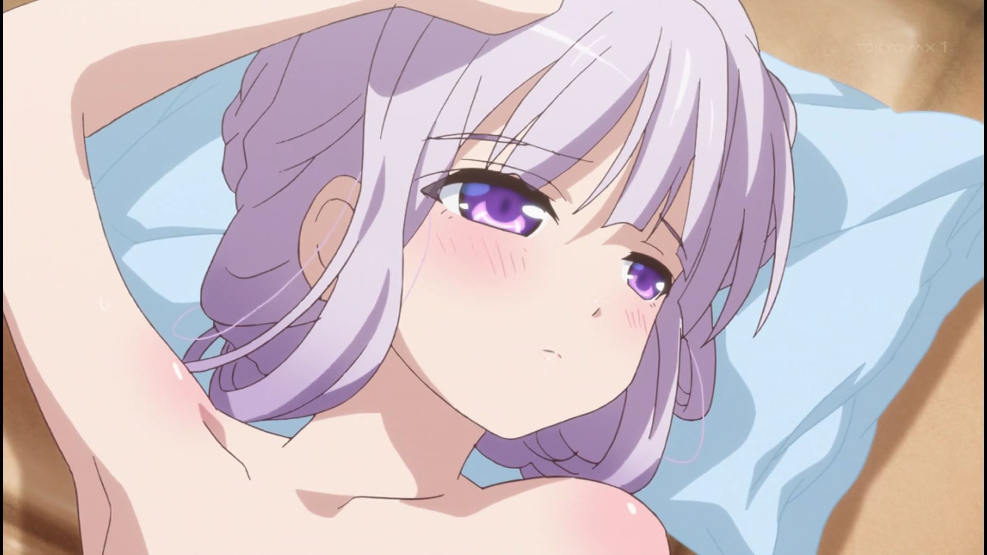 Anime [Angel 3p! Erotic scene is sleeping only in a small towel naked elementary school child in the 12 story! 11