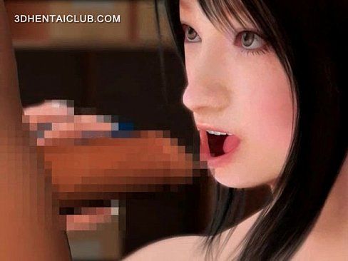 Anime sweetie masturbating and eating big shaft - 5 min 21