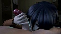 SFM Mikasa handjob loop (esk-0 tumblr) 4