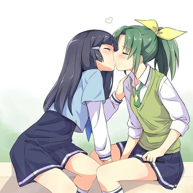 [Lesbian 50 sheets] girls are kissing each other secondary yuri image! Part10 7
