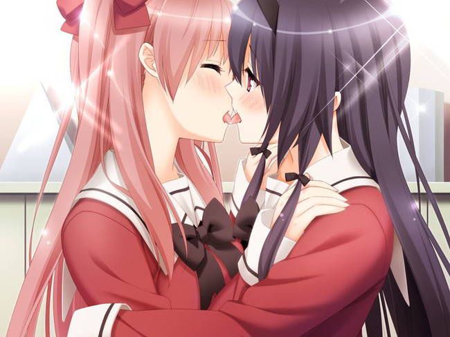 [Lesbian 50 sheets] girls are kissing each other secondary yuri image! Part11 19