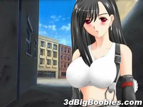 Cumcovered Busty Anime Teen! - 3 min 2