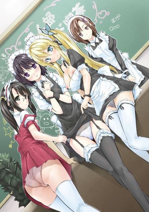 【Erotic Anime Summary】 Beauty and beautiful girls in maid clothes will serve you a good job [40 images] 11