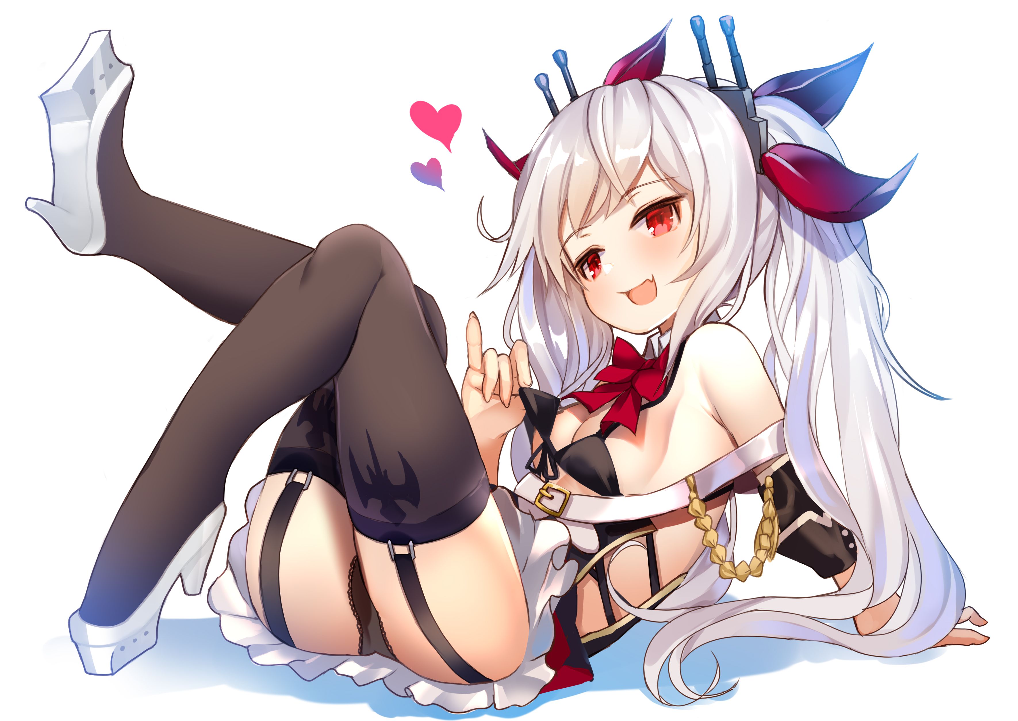 【Vampire-chan】Secondary erotic image of Azul Lane's silver-haired Lori sexy destroyer vampire-chan 100