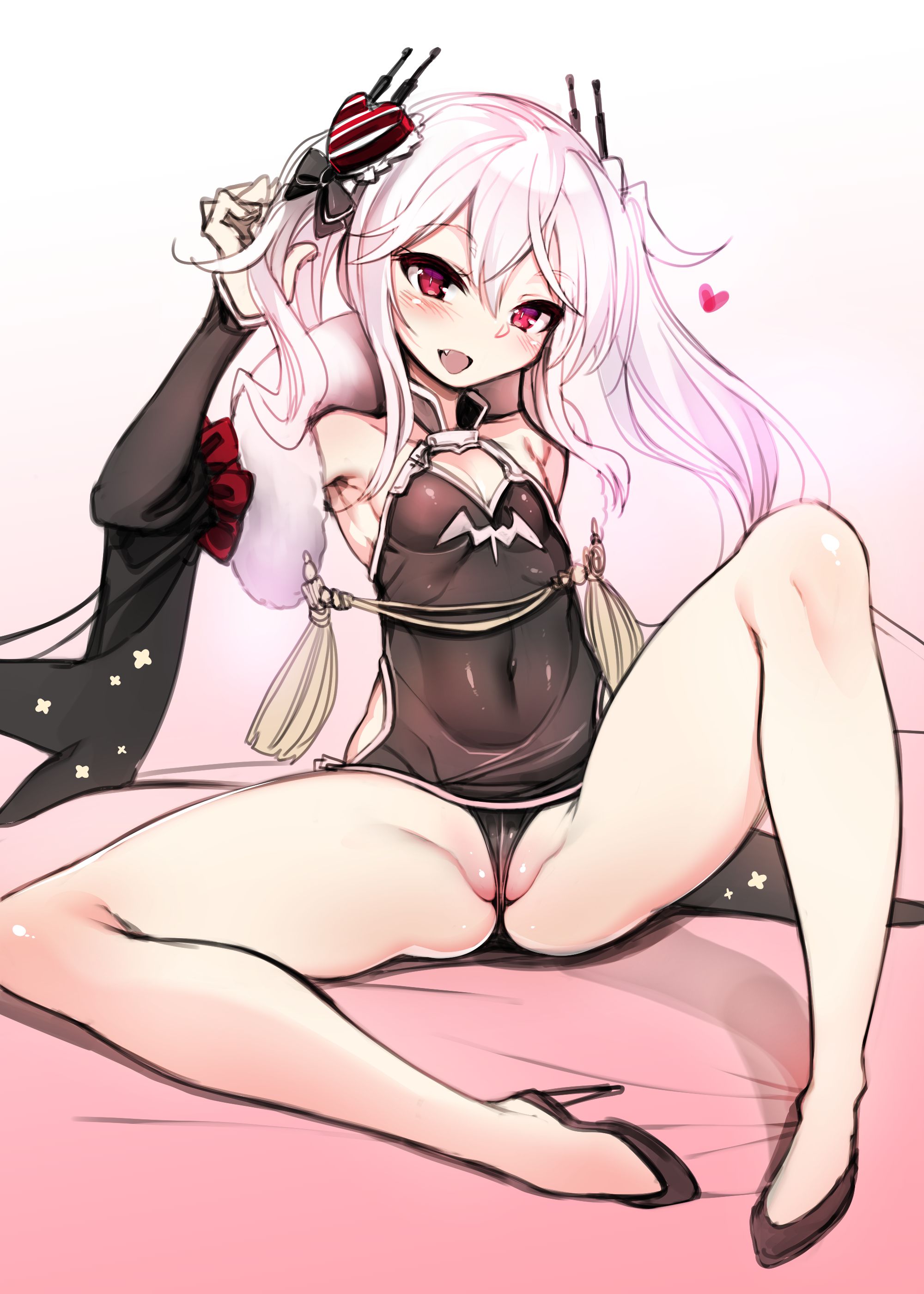 【Vampire-chan】Secondary erotic image of Azul Lane's silver-haired Lori sexy destroyer vampire-chan 103