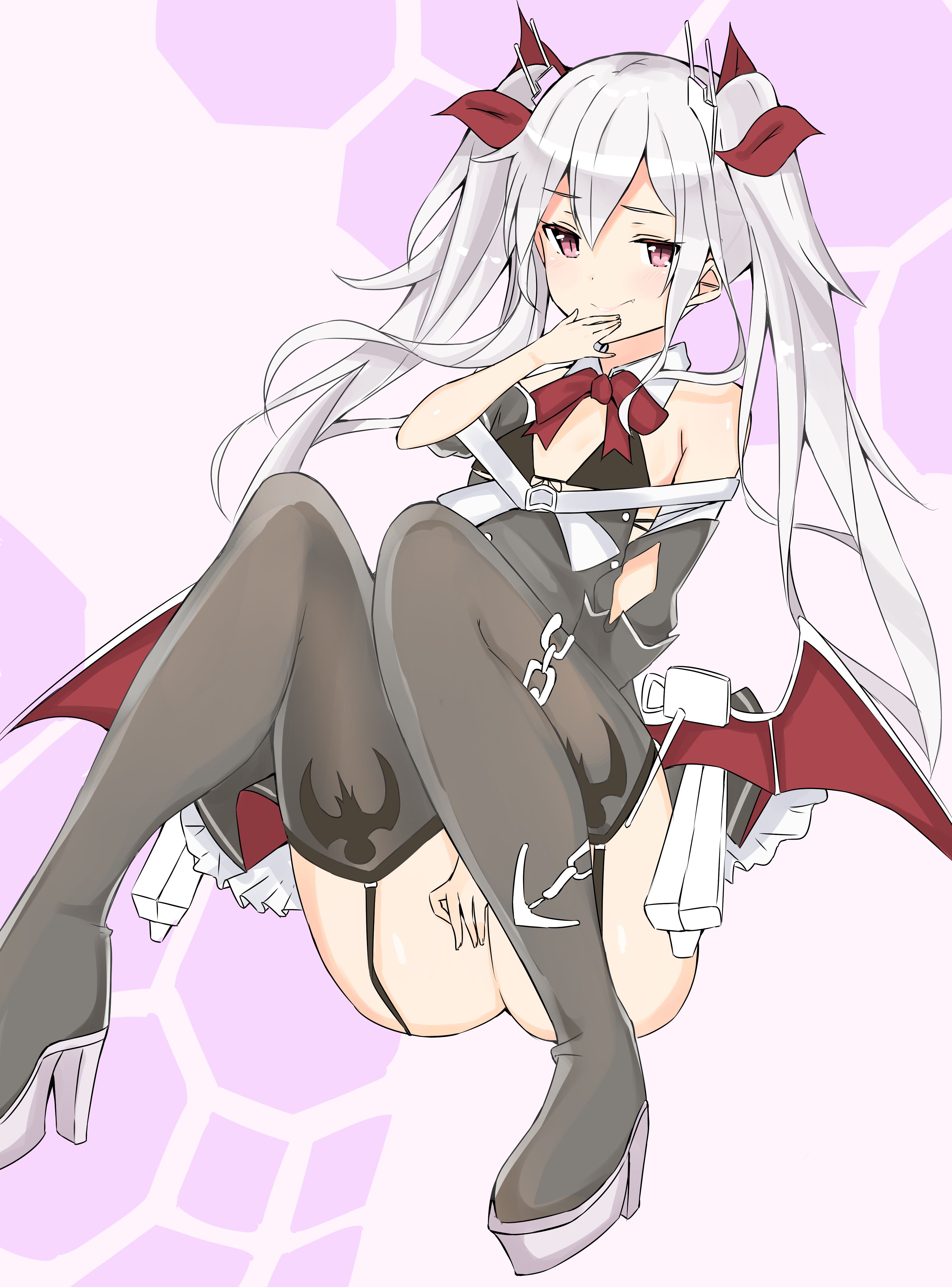 【Vampire-chan】Secondary erotic image of Azul Lane's silver-haired Lori sexy destroyer vampire-chan 106